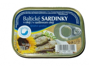 Sardinky Baltické v oleji 110g