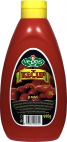 Kečup jemný folie 900g