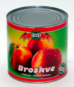 KOMPOT broskve 850ml půlené