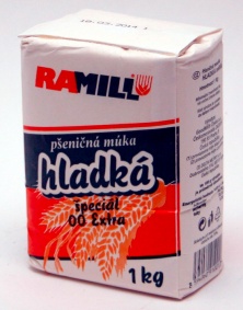 Pšeničná mouka hladká světlá 1 kg