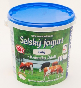 Jogurt bílý selský 10kg