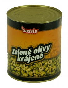 Olivy zelené krájené 1560g